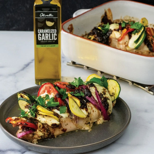 Primavera Hasselback Chicken