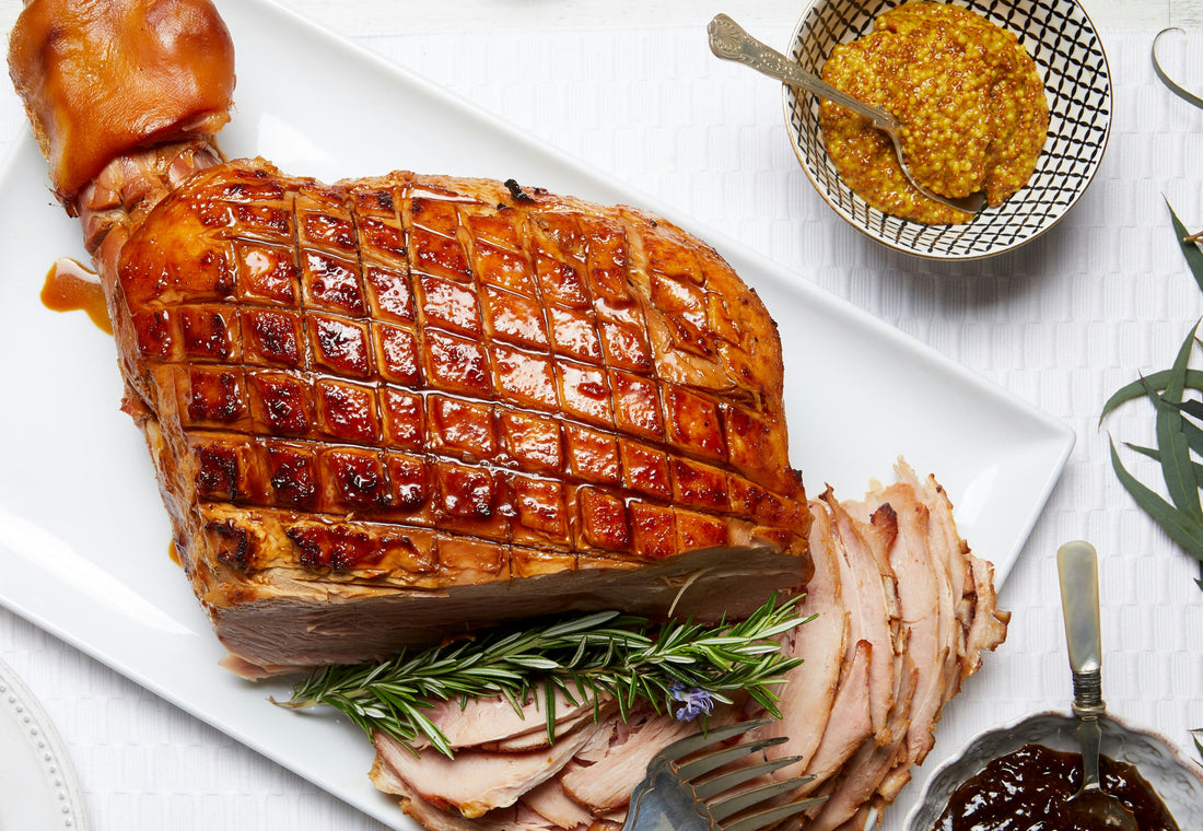 Easter Ham: Praline Mustard Glaze Ham