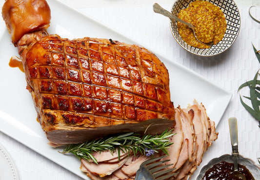Easter Ham: Praline Mustard Glaze Ham
