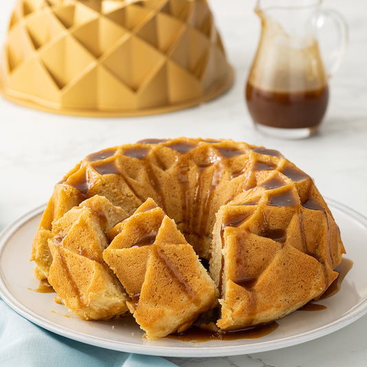 Pancake Bundt with Brown Sugar Maple Glaze