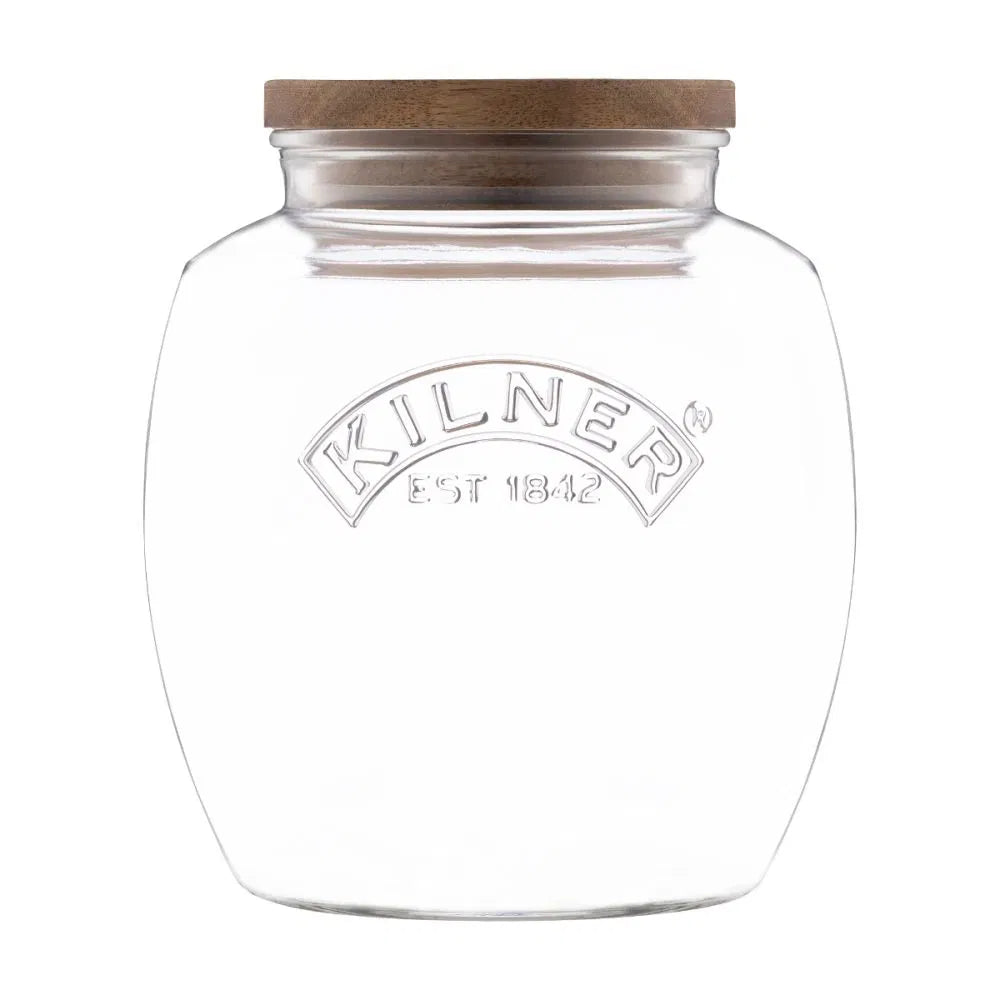 KILNER Jar with Wooden Lid 67.6 OZ