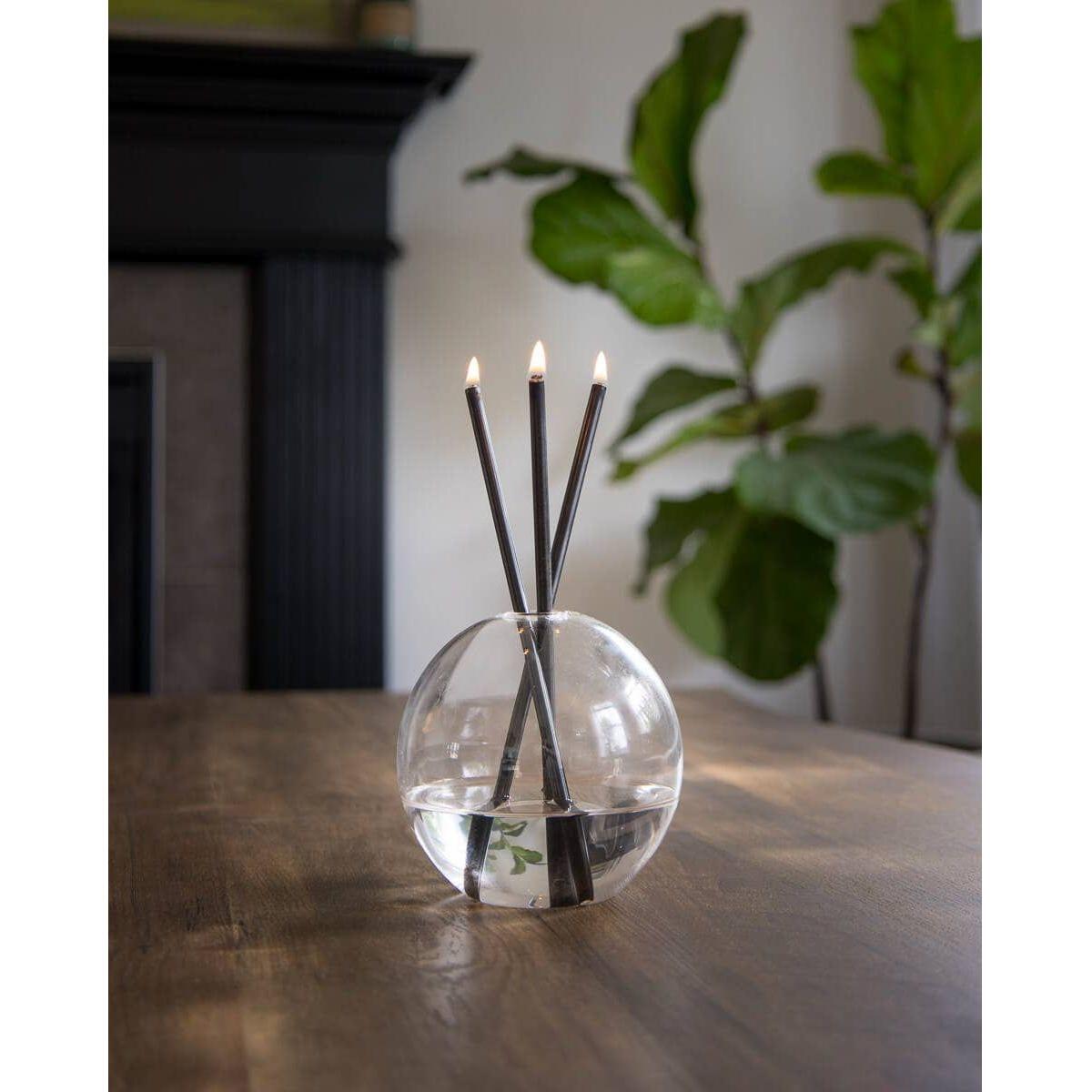 Black Everlasting Candle – Reusable Steel Candles