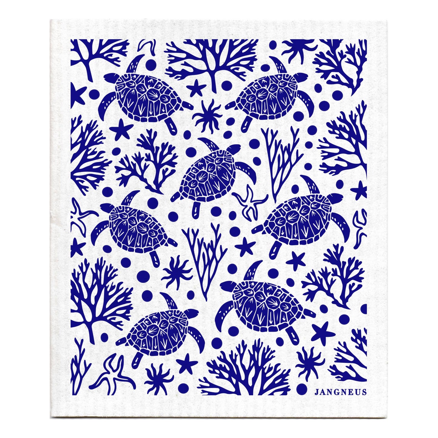 Swedish Dishcloth - Turtle - Blue