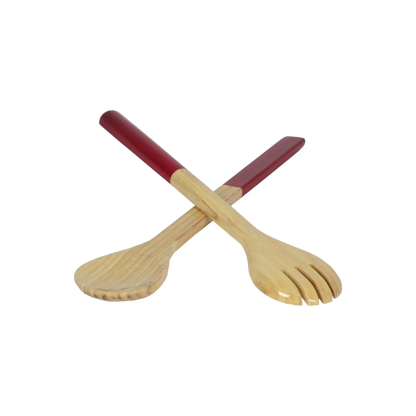 Large Bamboo Salad Servers