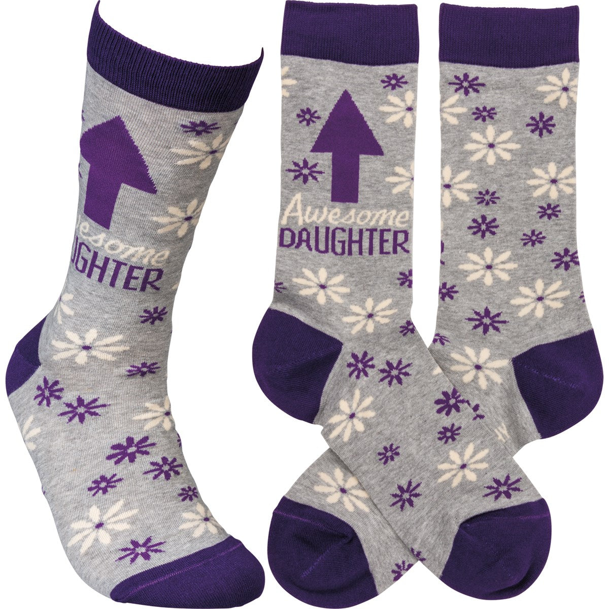 "Awesome Daughter" Socks