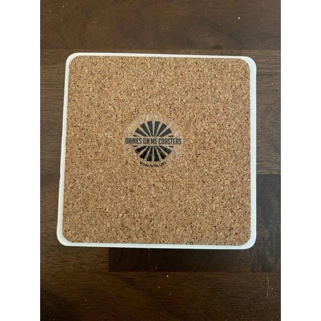 Beach Answer Coaster | Funny Party Gift | Home Bar Decor