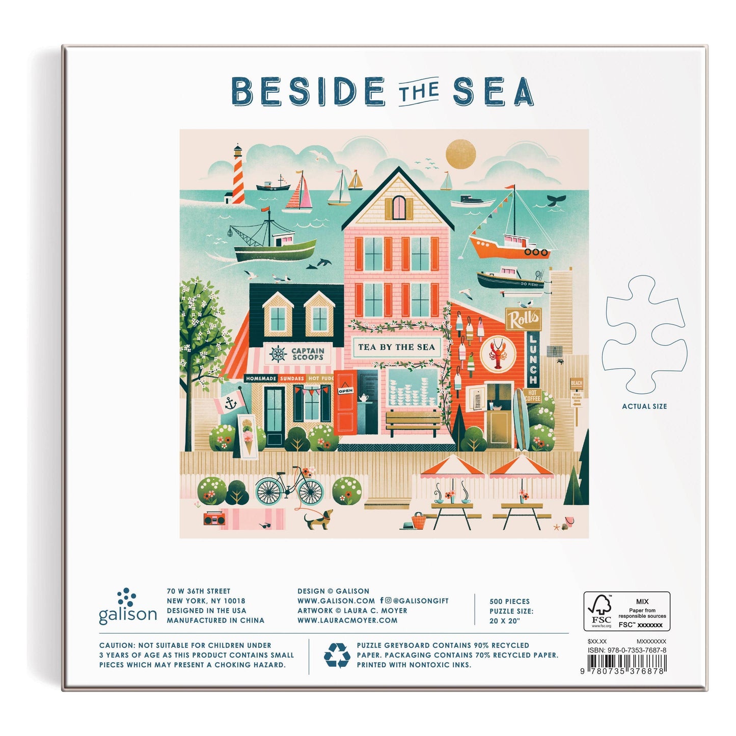 Beside the Sea 500 Piece Puzzle