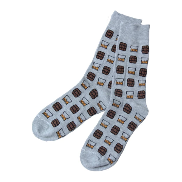 Grey On The Rocks Socks