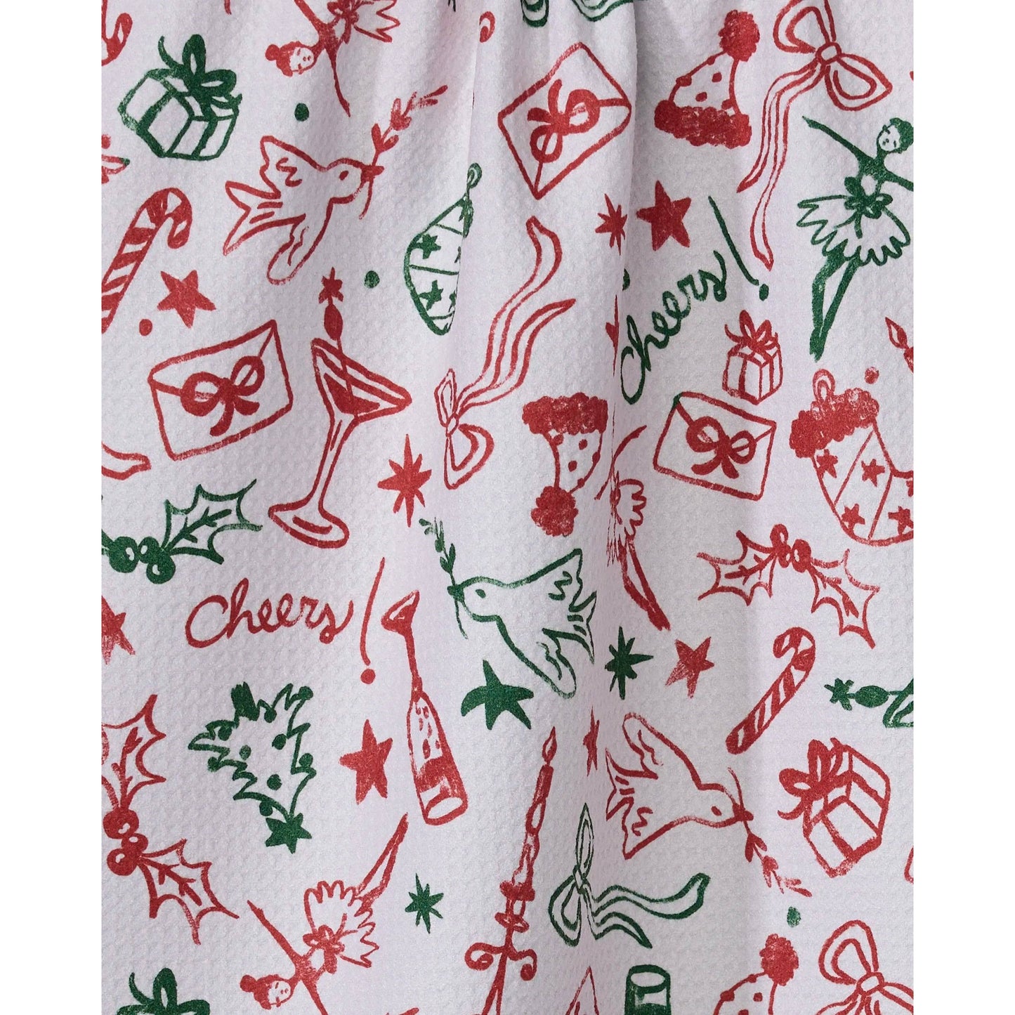 Holiday Doodles Multi Tea Towel