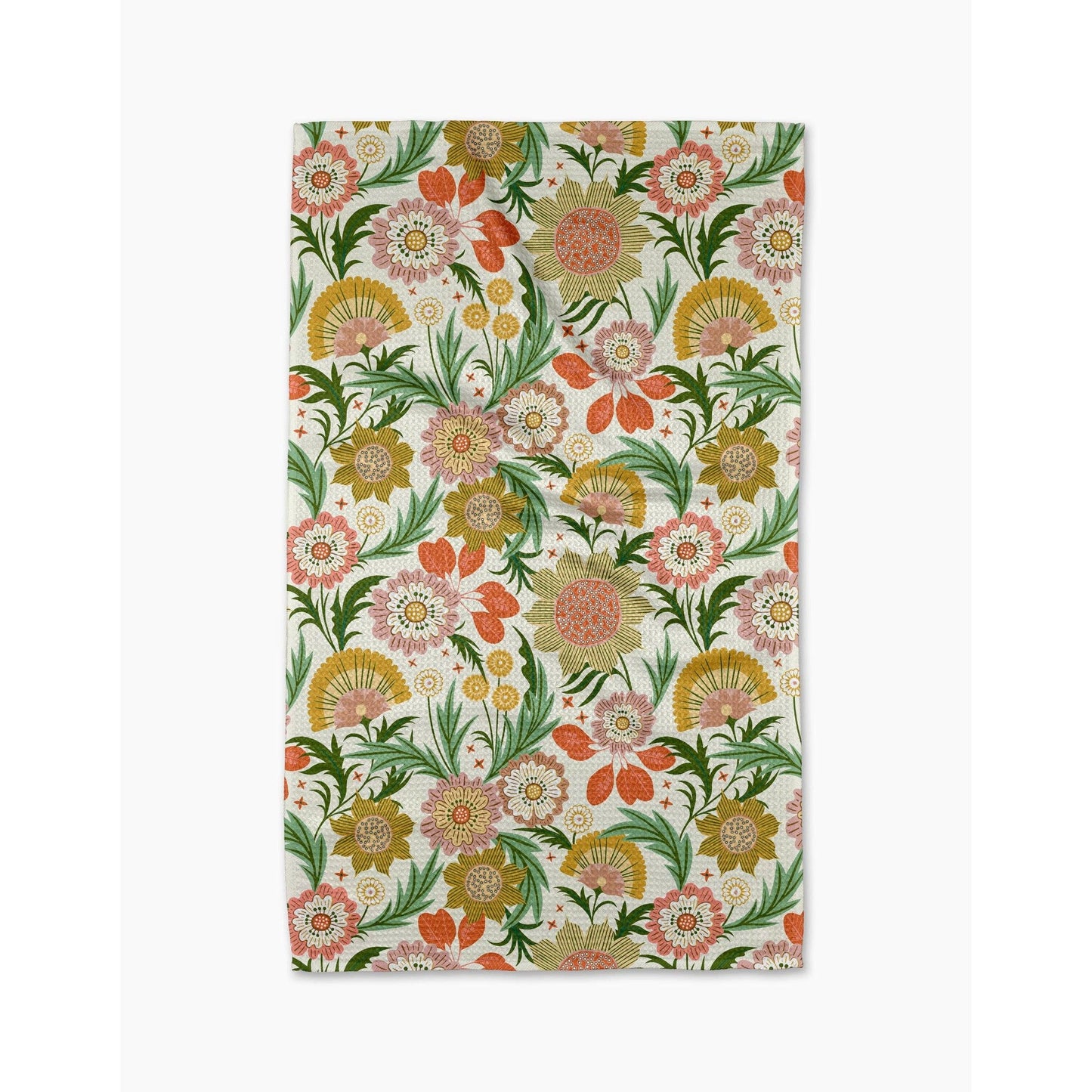 Garden Dreams Geometry Tea Towel