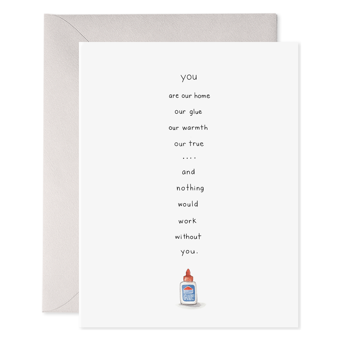 Glue Card | Mother's Day Greeting Card