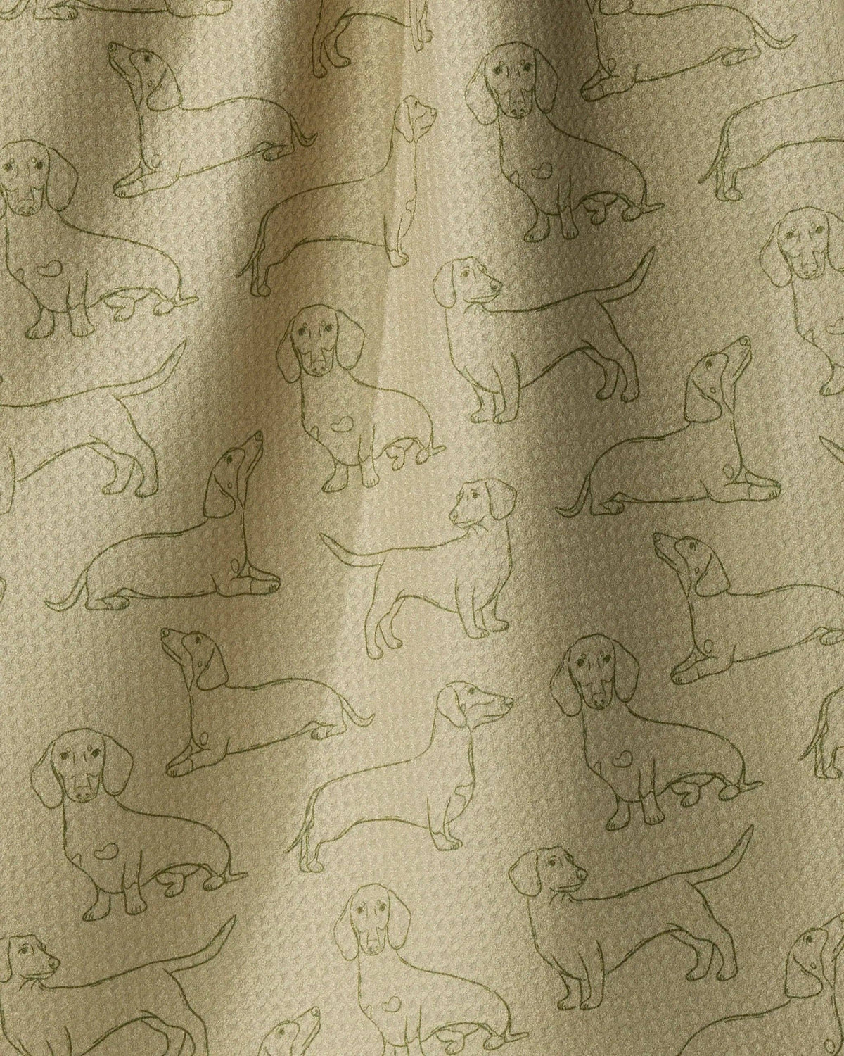 Dachshund Pups Tea Towel