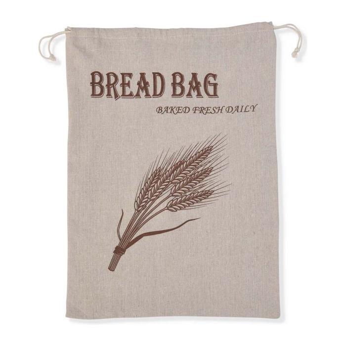 Reusable Linen Bread Bags, Set of 2