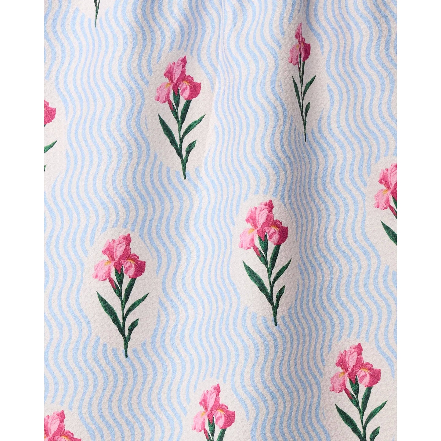 Spatial Bloom Geometry Tea Towel