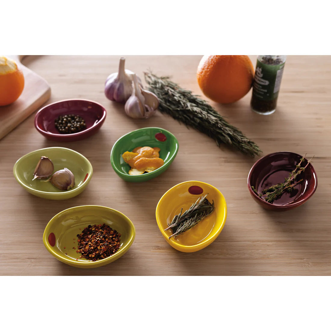 Olives Shaped Pinch Bowls