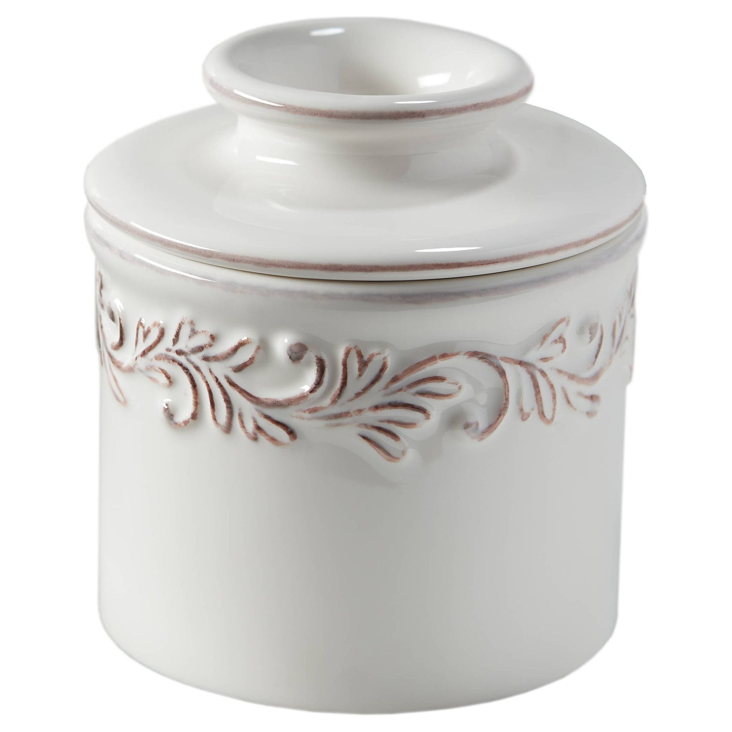 The Original Butter Bell® Crock - Antique White Linen