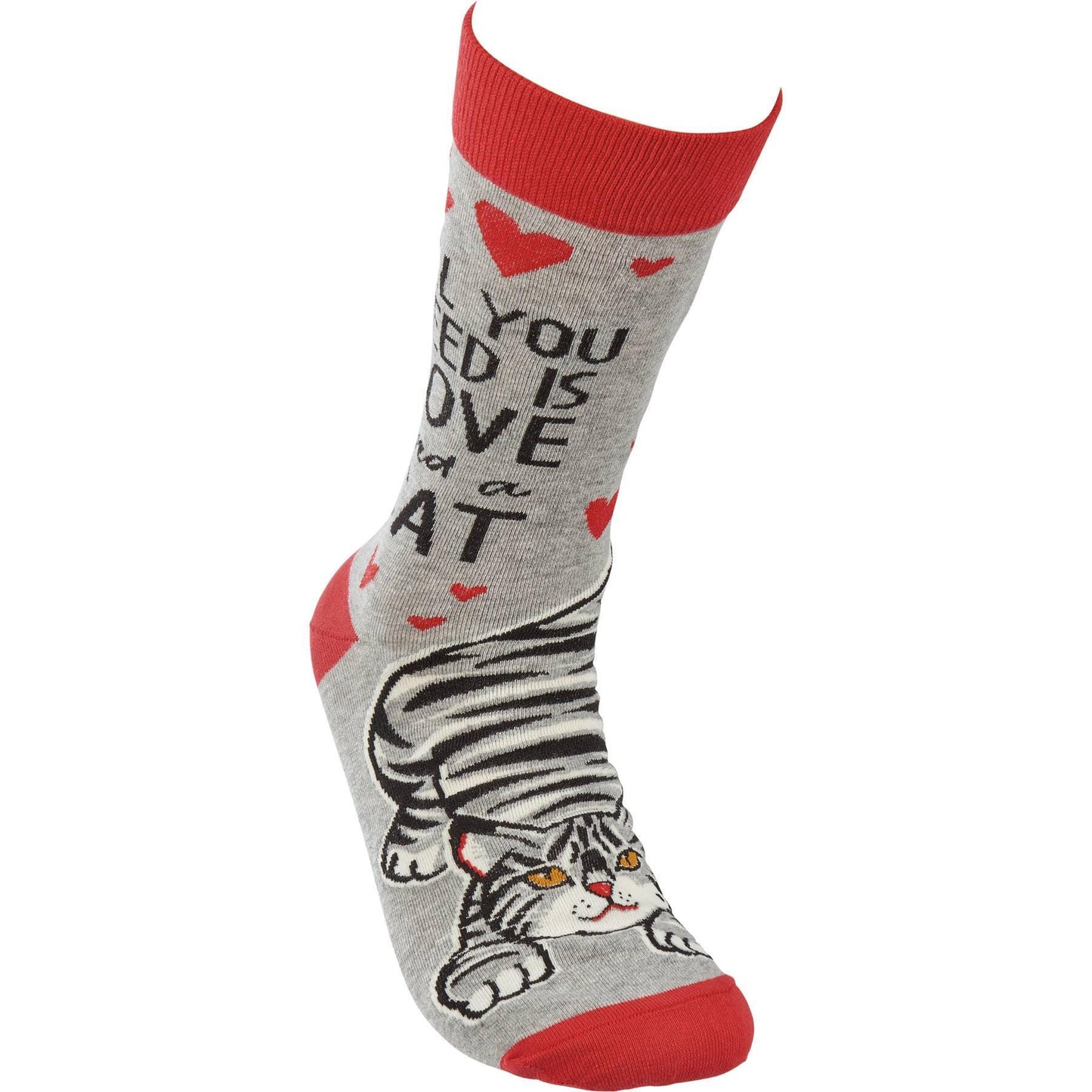 Love And A Cat Socks