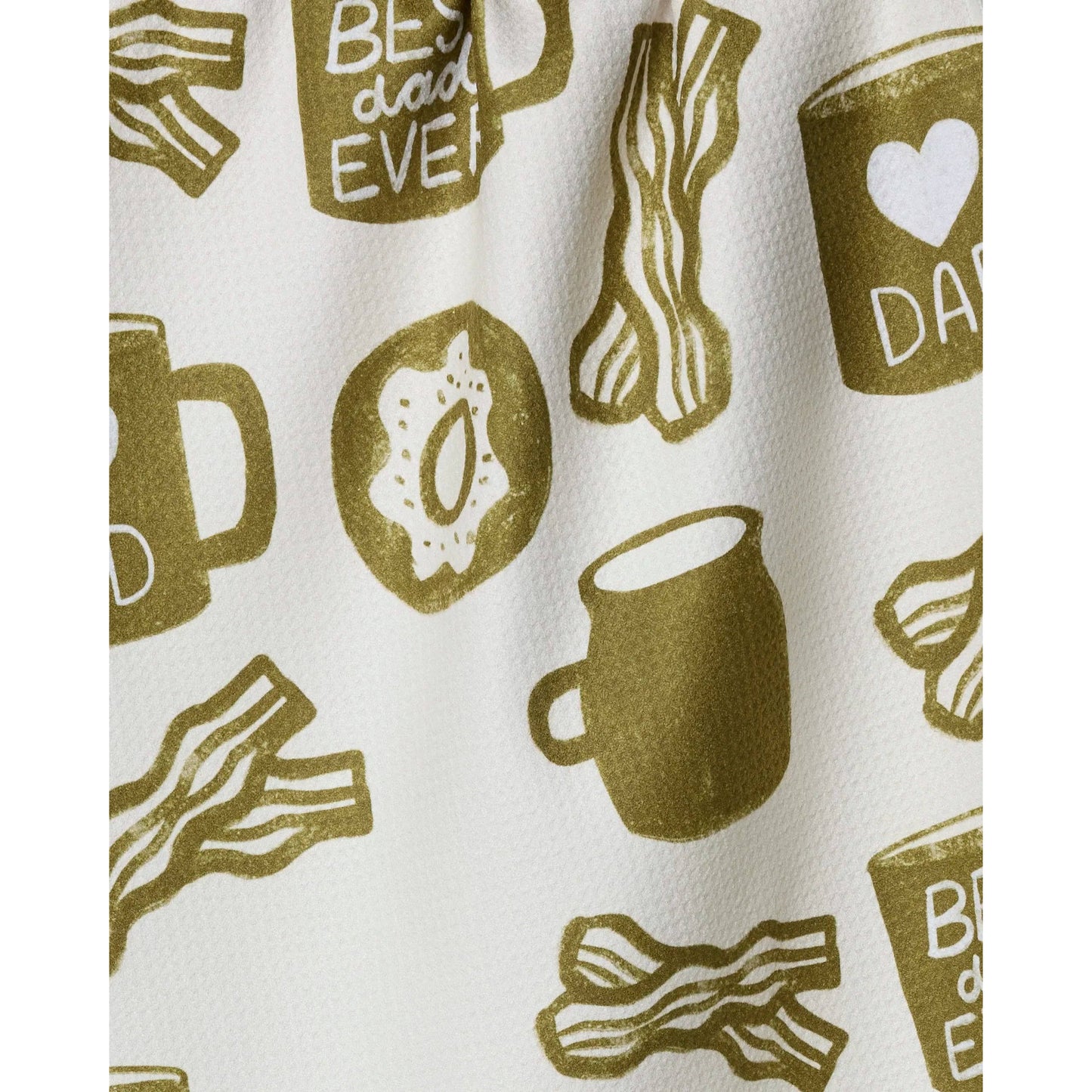 Dad Fuel Geometry Tea Towel