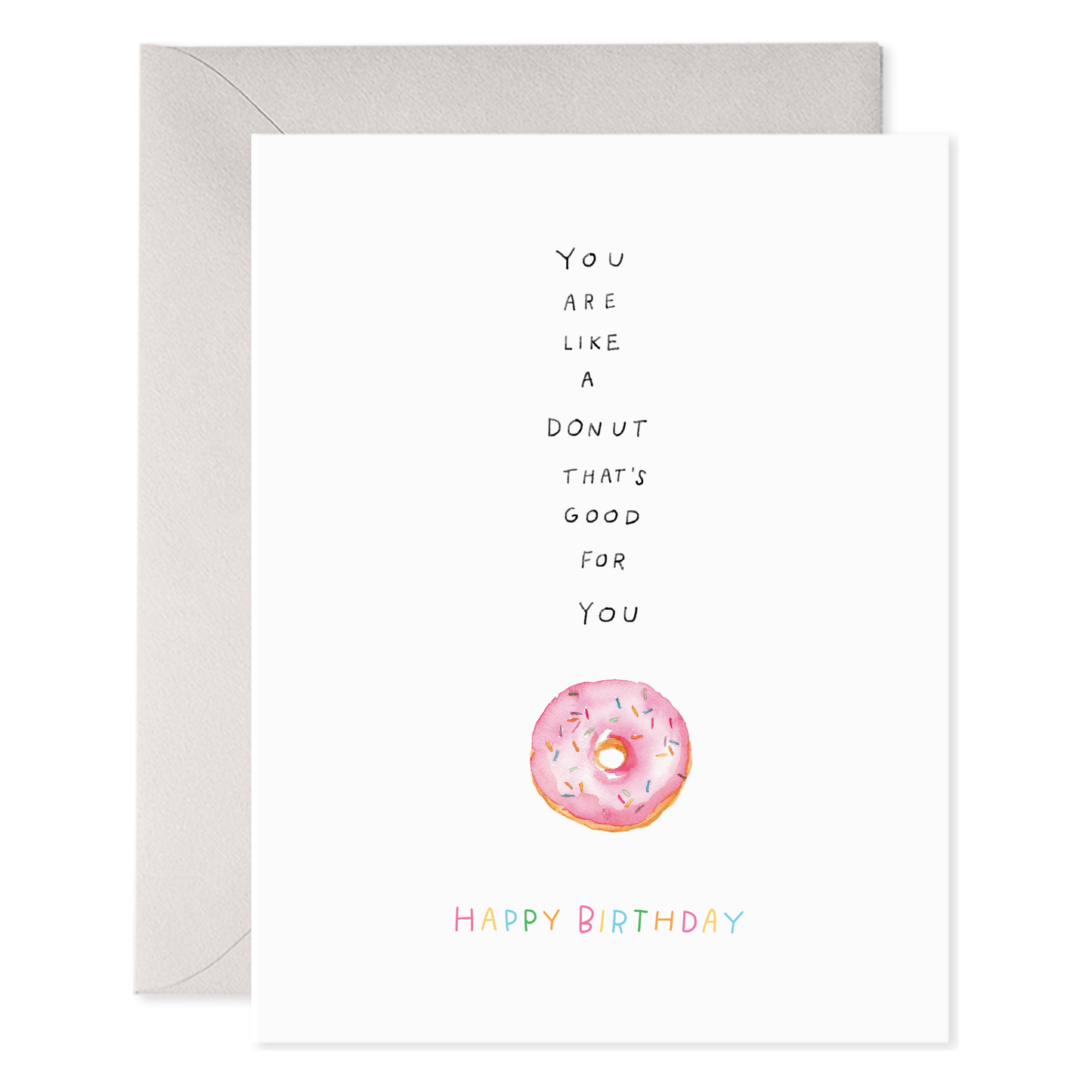 Healthy Donut | Birthday Greeting Card