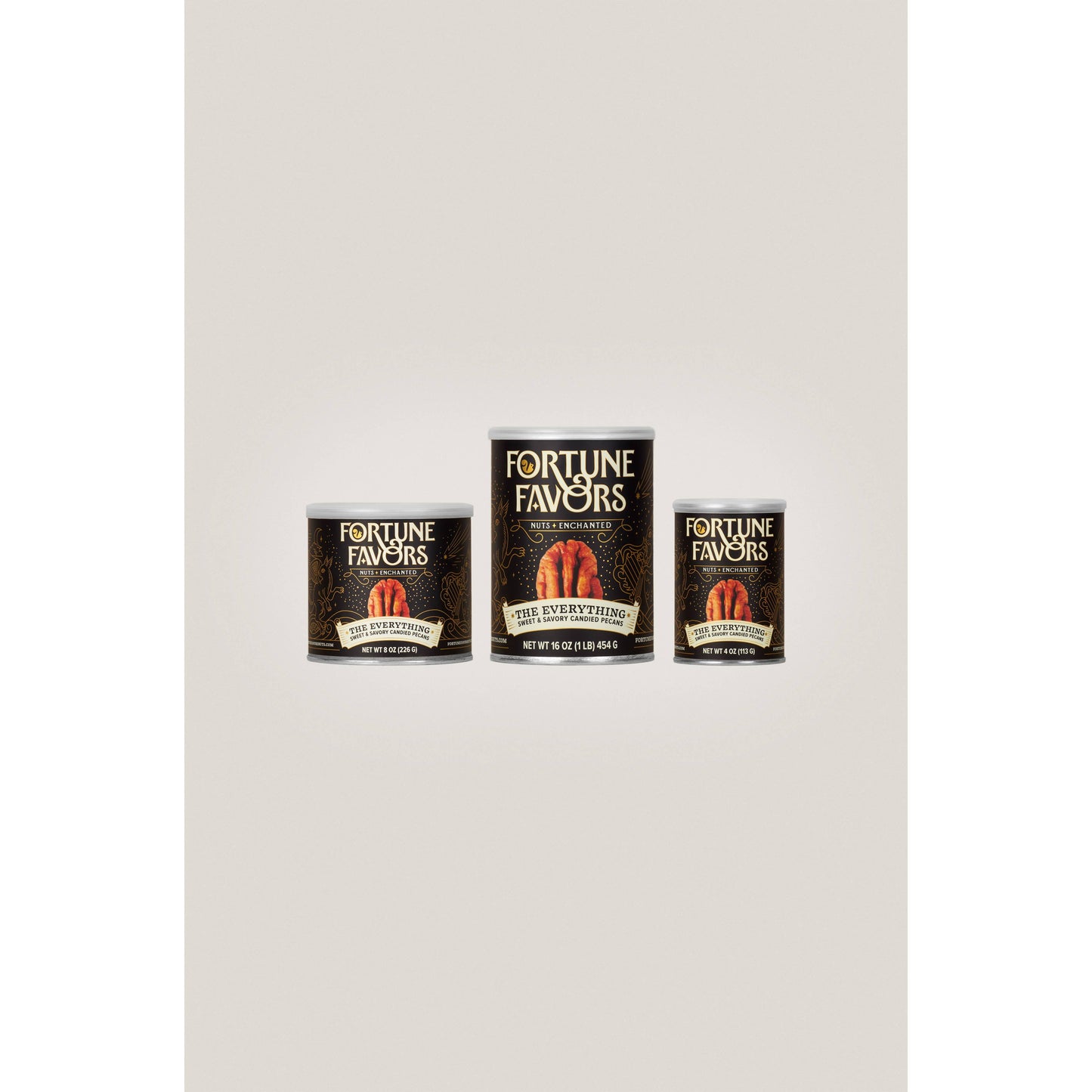 4oz Fortune Favors The Everything Candied Pecans