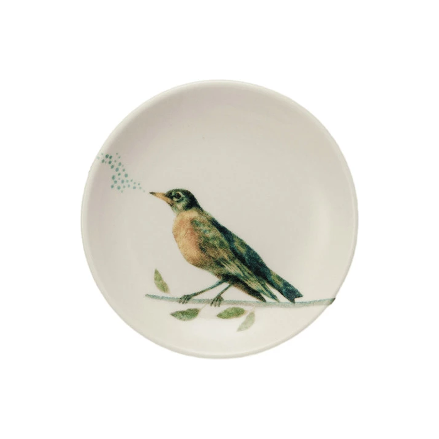 Painted Bird 4" Mini Plates
