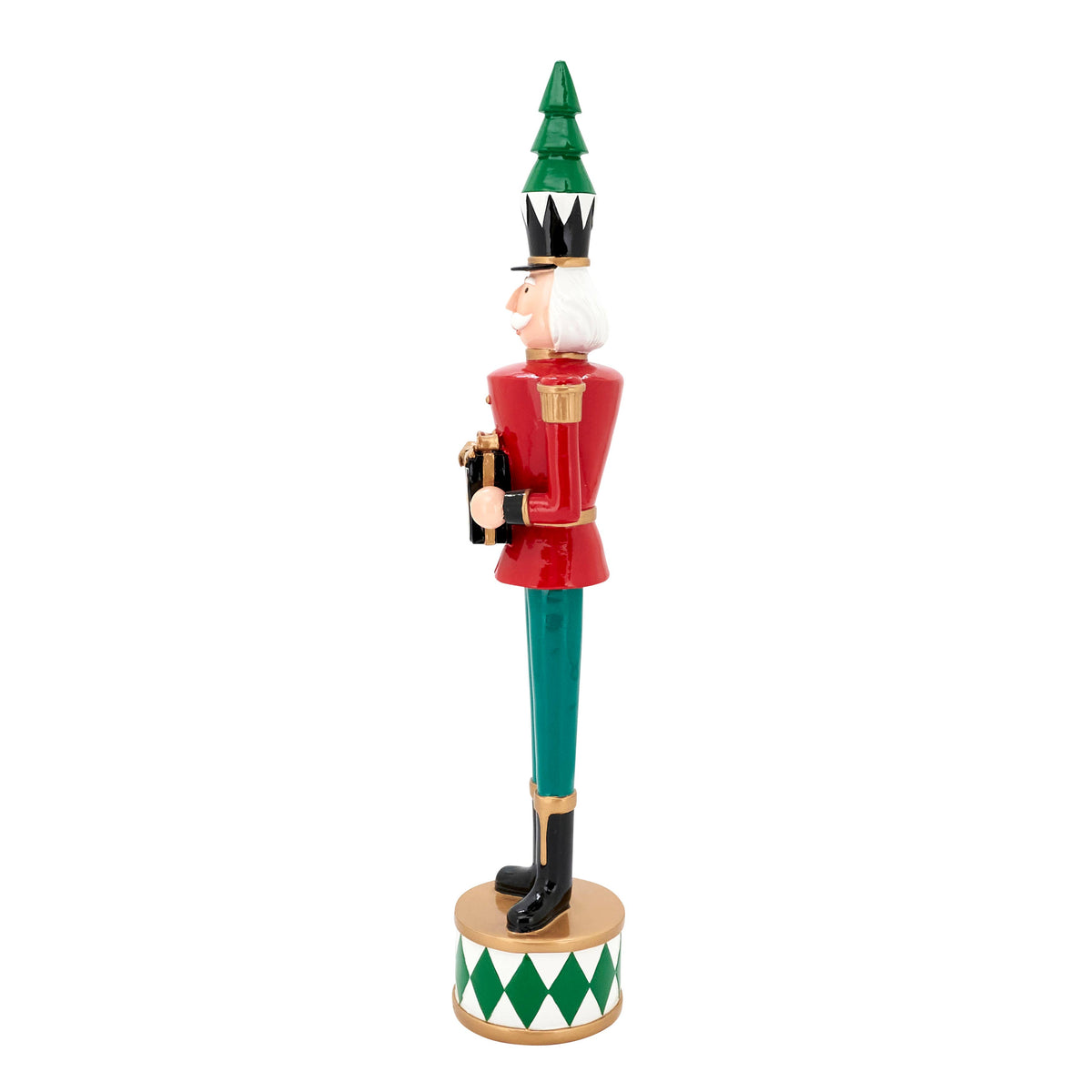 Red& Green Soldier with Gift Figurine