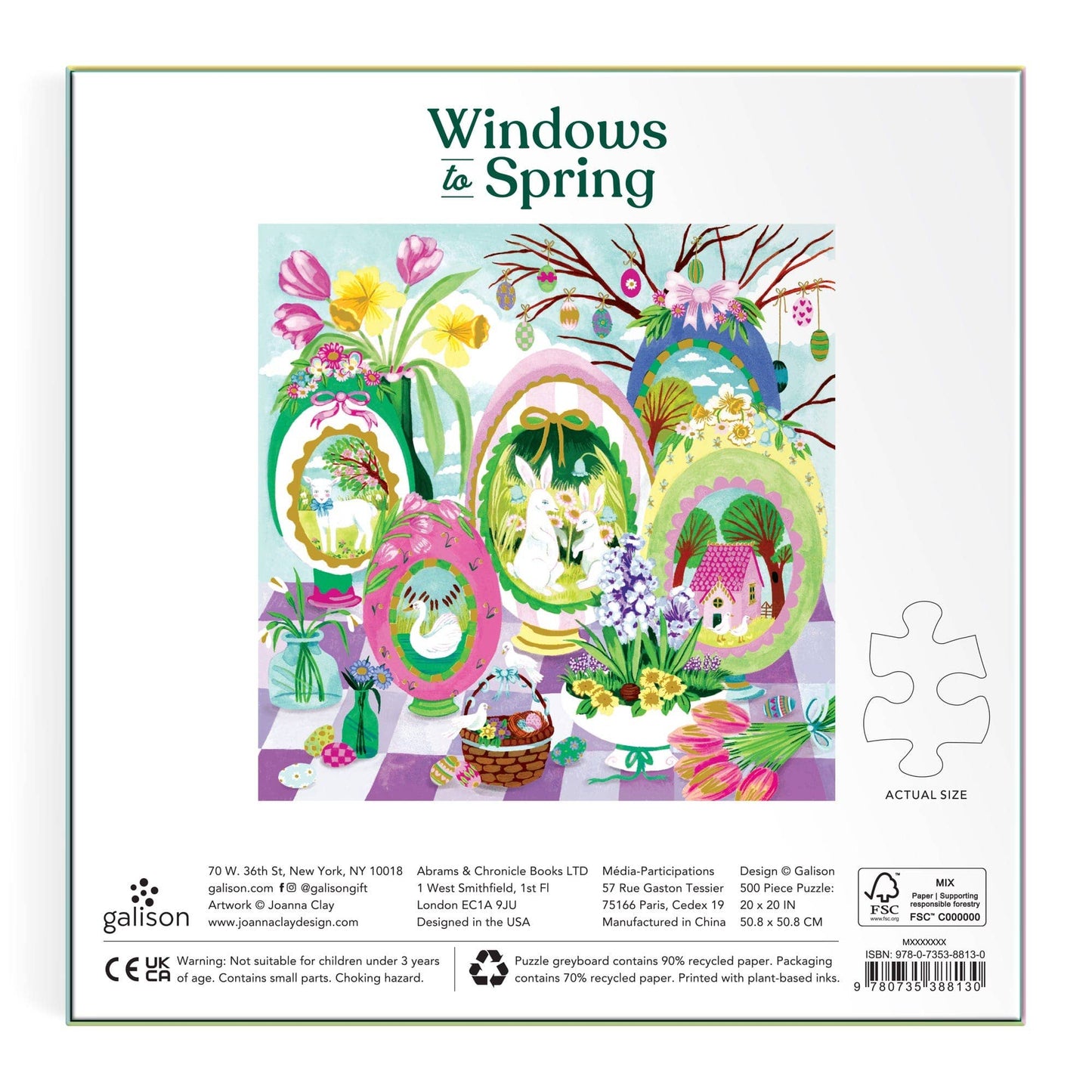 Windows to Spring 500 Foil Piece Puzzle