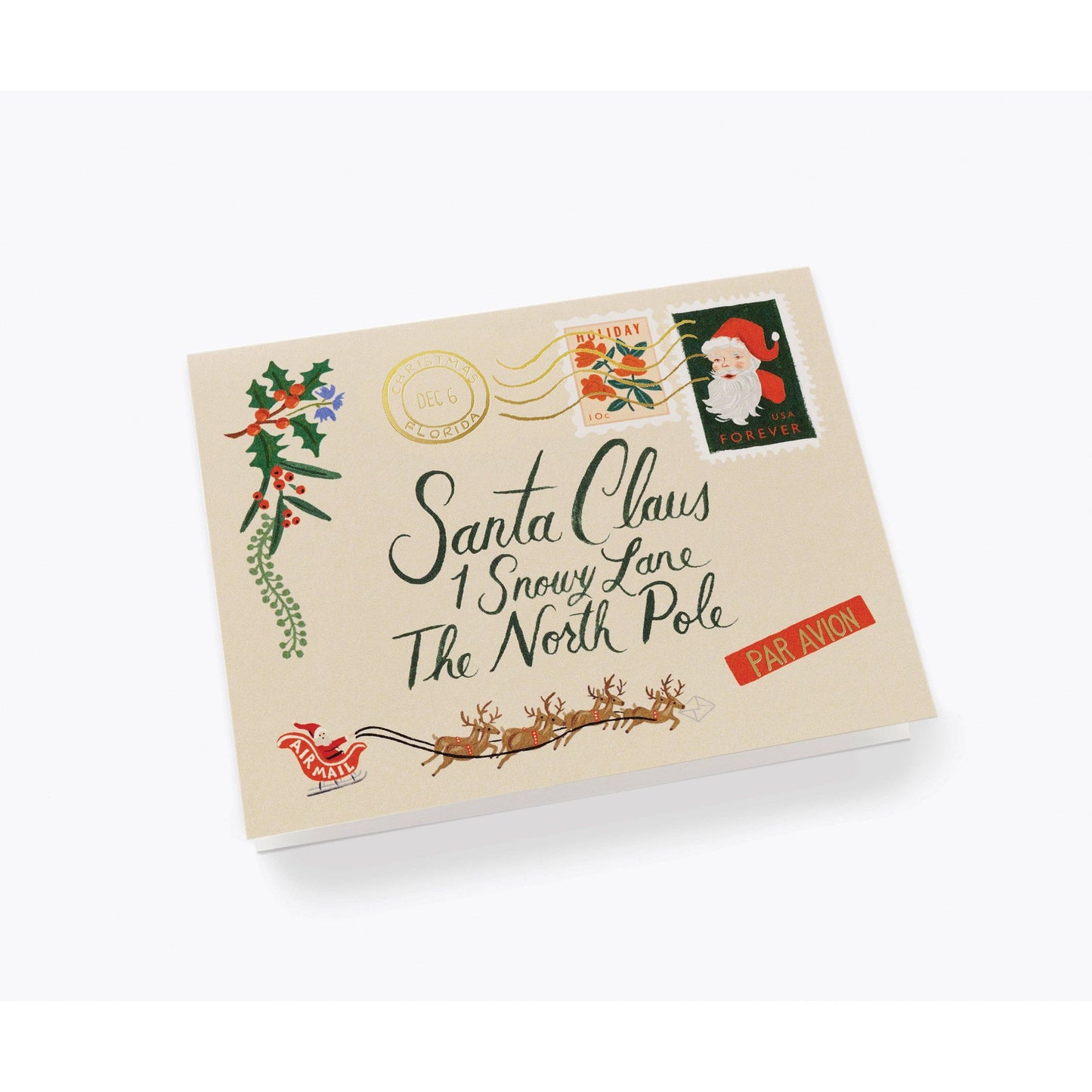 Santa Letter Greeting Card
