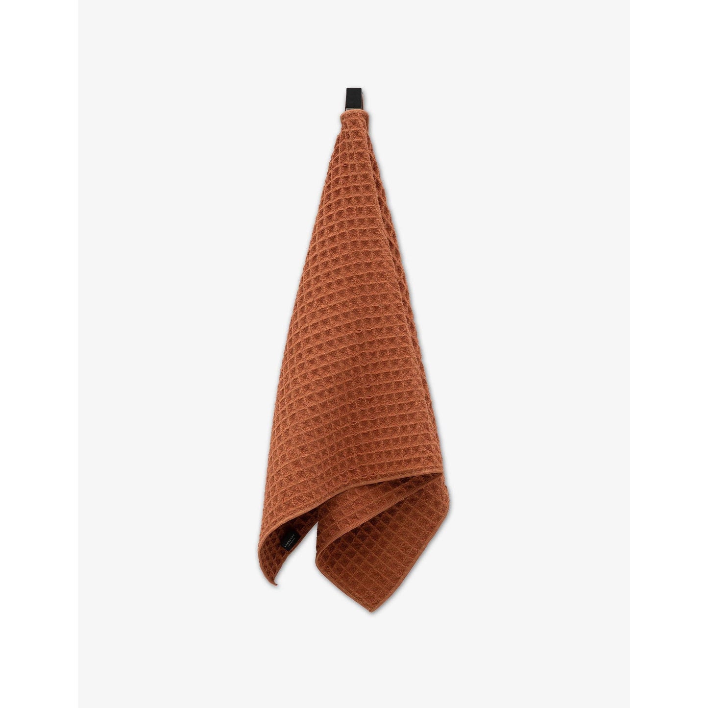 Clay Geometry Waffle Hand Towel