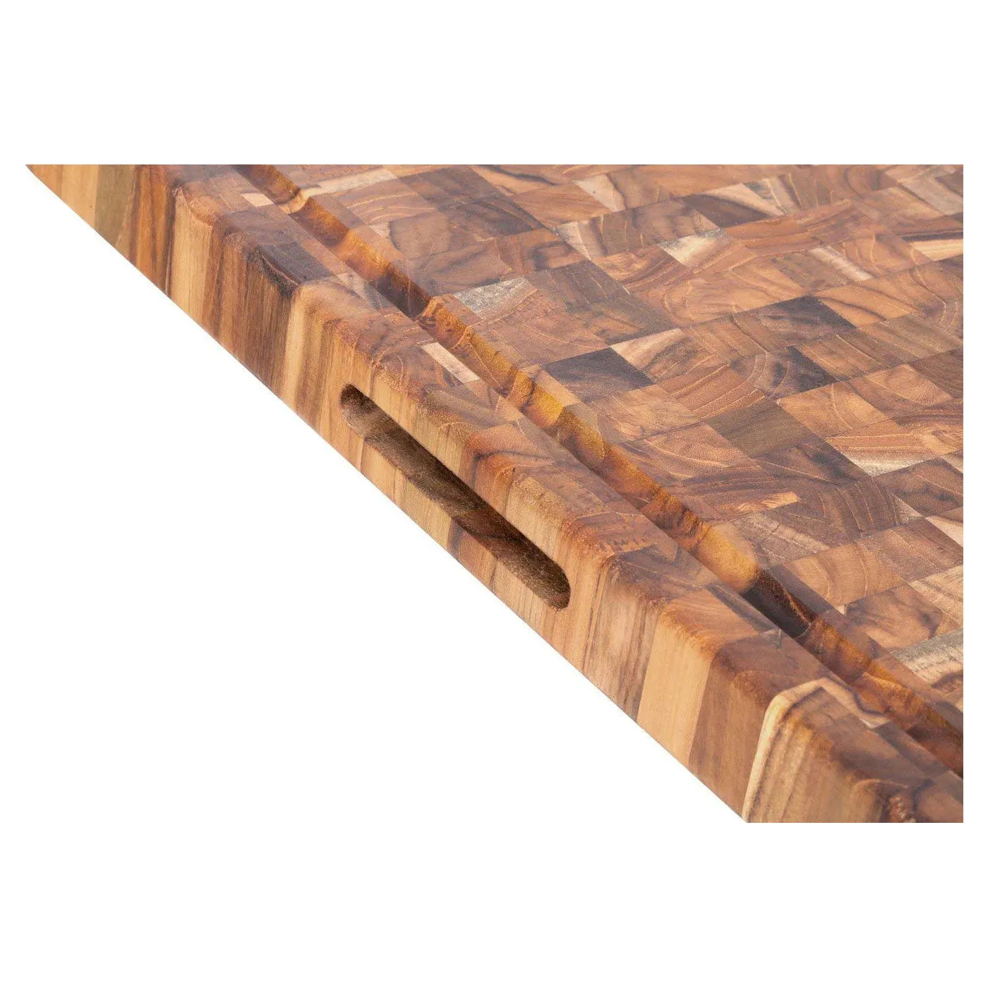 Teak Haus Slim Rectangular Butcher Block, Medium