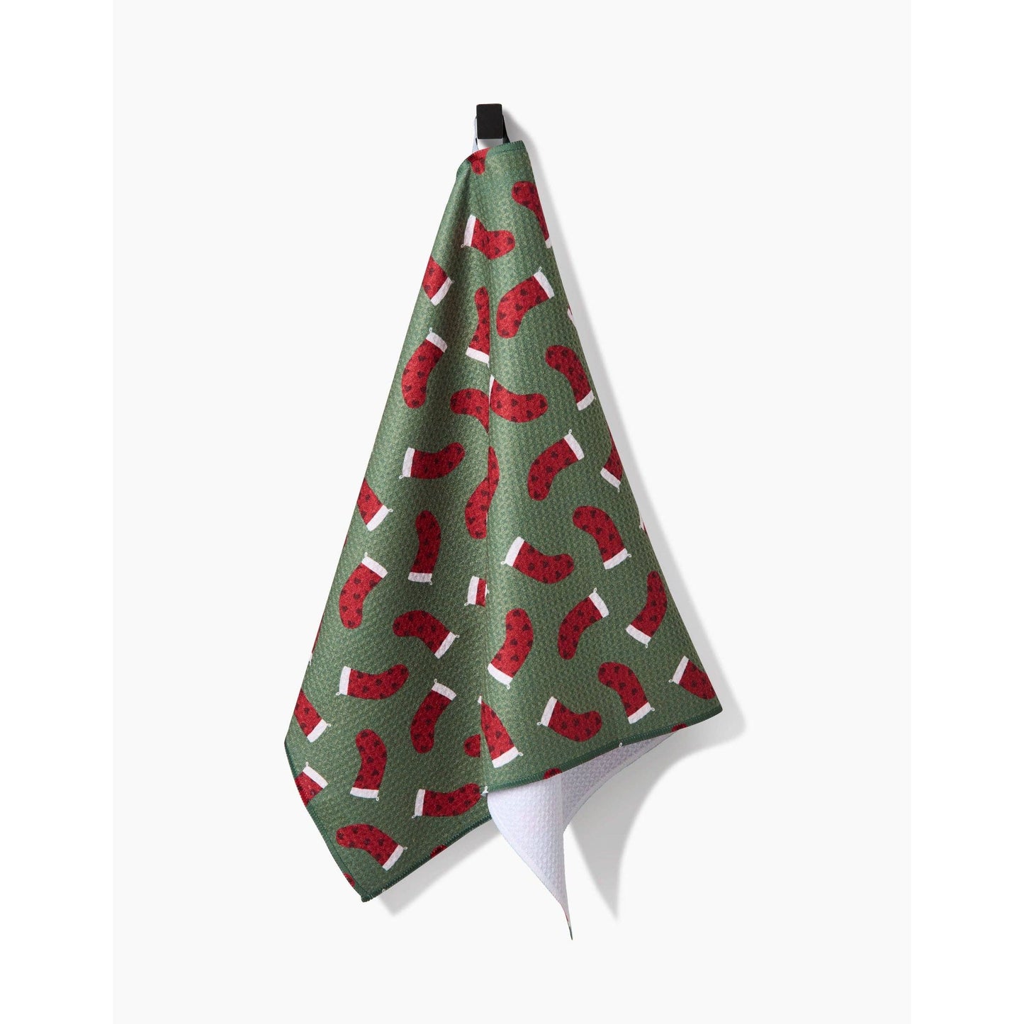 Heart Stockings Geometry Tea Towel