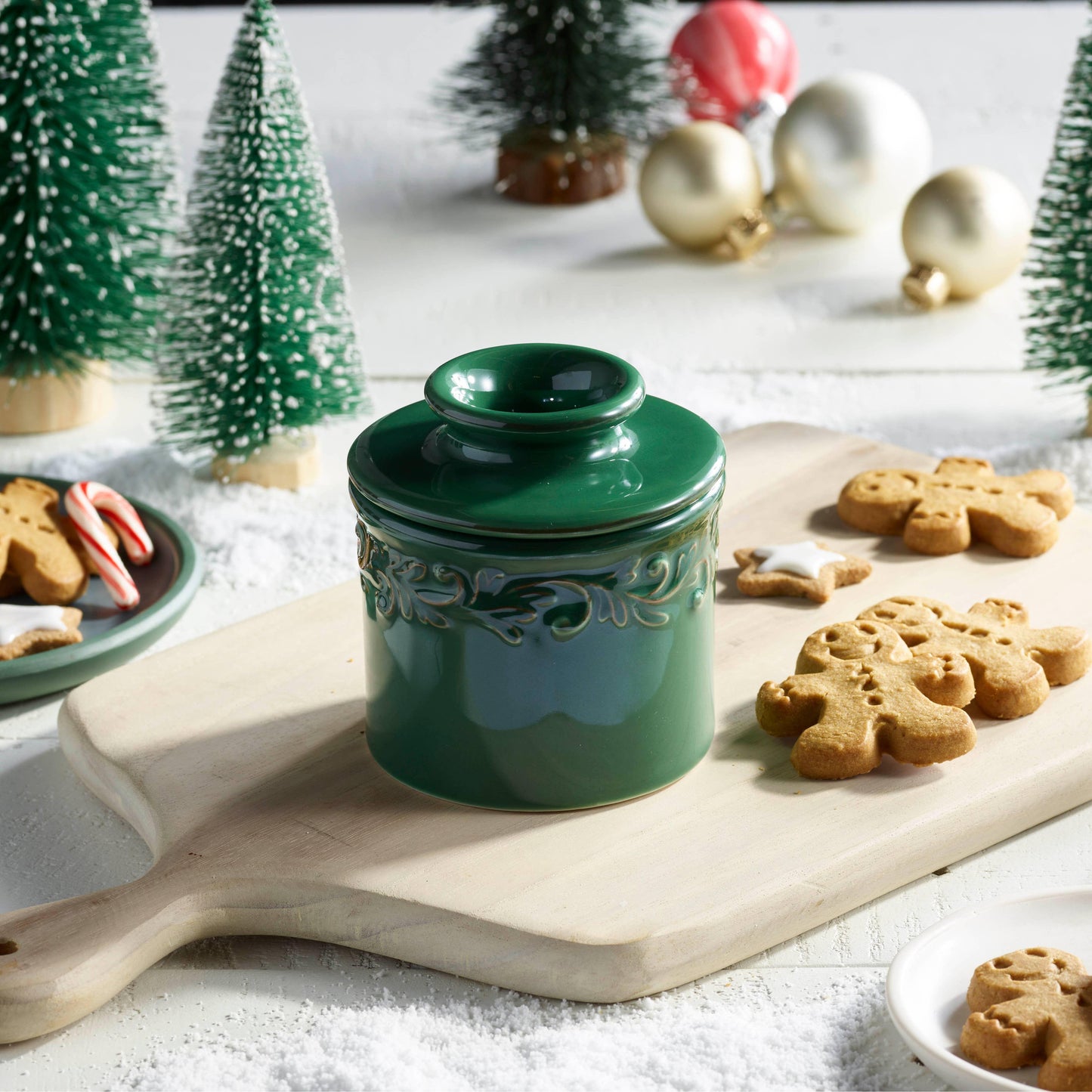 The Original Butter Bell® Crock - Antique Emerald