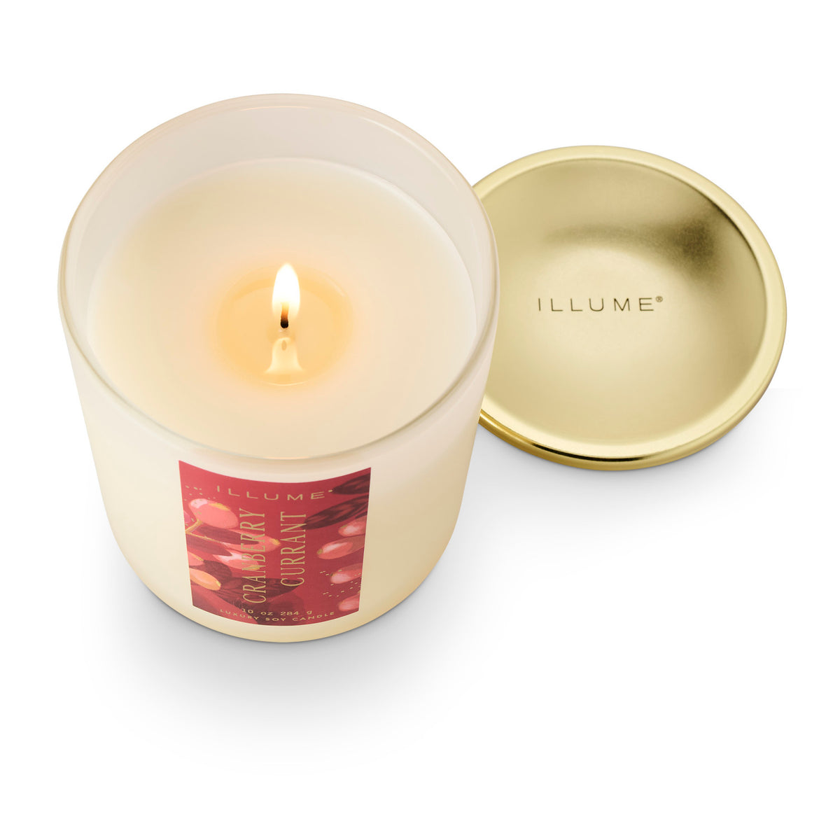 Cranberry Currant Signature Glass Candle, 10oz
