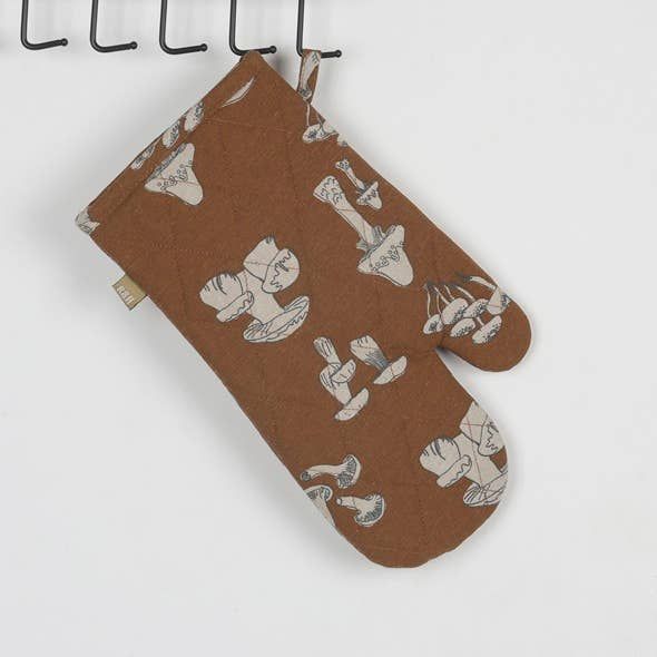 Oven Glove - Mushroom - Brown
