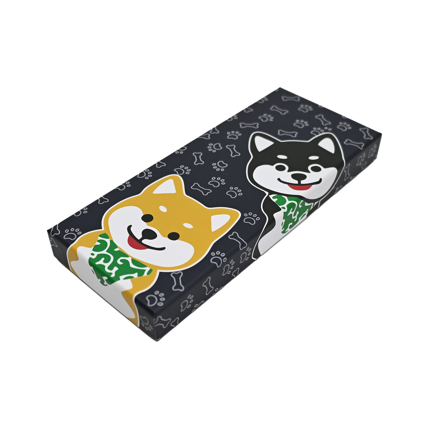 Shiba Inu 2 Pair Wooden Chopsticks and Chopsticks Rests Gift Set