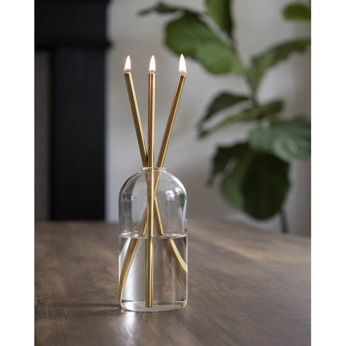 Gold Everlasting Candle – Reusable Steel Candles