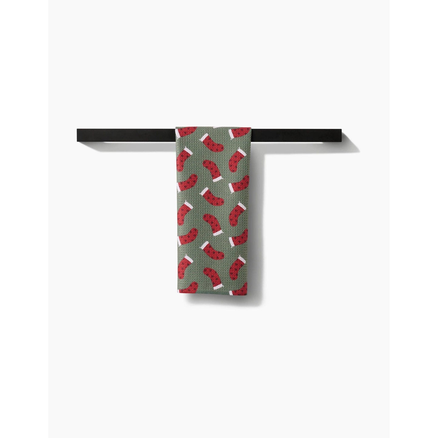Heart Stockings Geometry Tea Towel