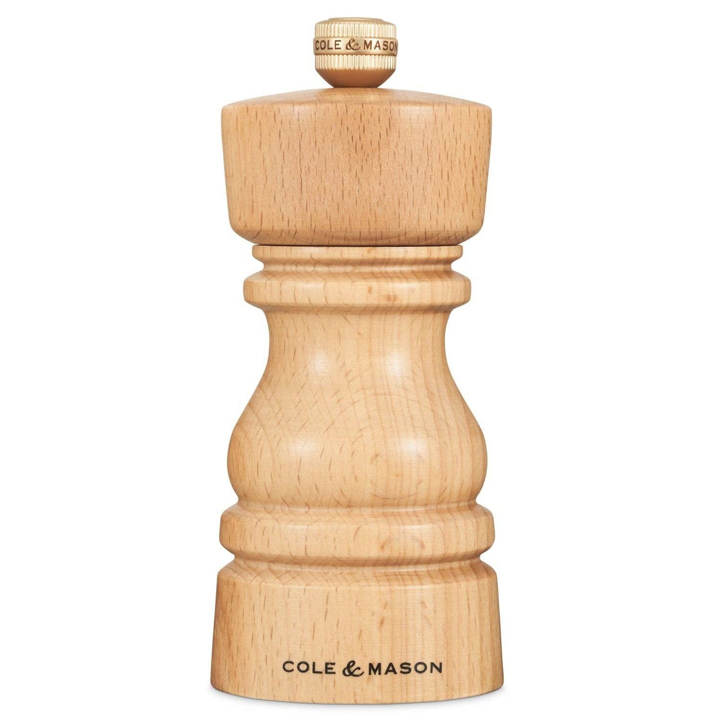Cole & Mason London Natural Beech Salt & Pepper Mills