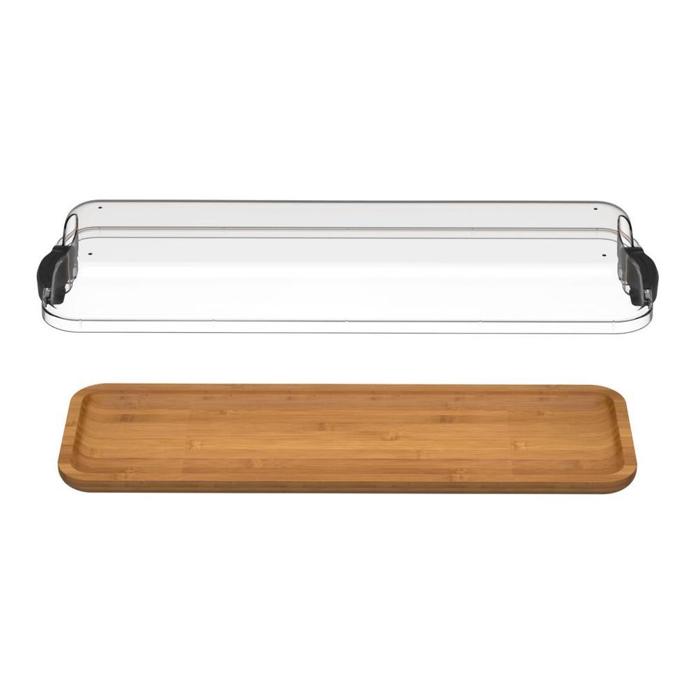 Build-A-Board 7"x22" Bamboo Board with Black Locks