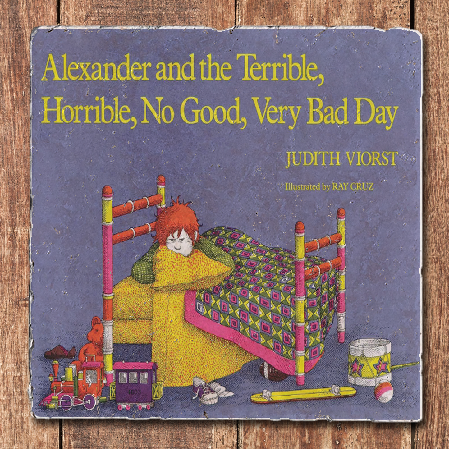 Children's Book Coasters - Alexander and the Terrible Day