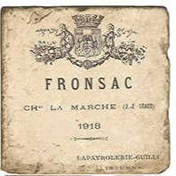 French Wine Tumbled Marble Coaster