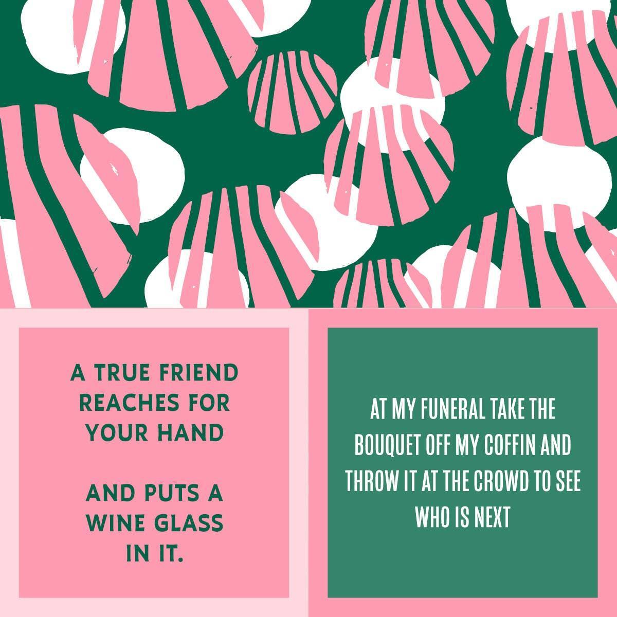 True Friend | Funny Party Gift | Cocktail Napkin