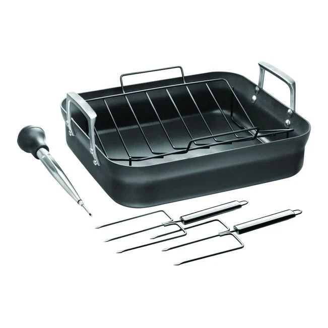 Zwilling Aluminum Hard Anodized Roaster Pan Nonstick, 16 X 14"