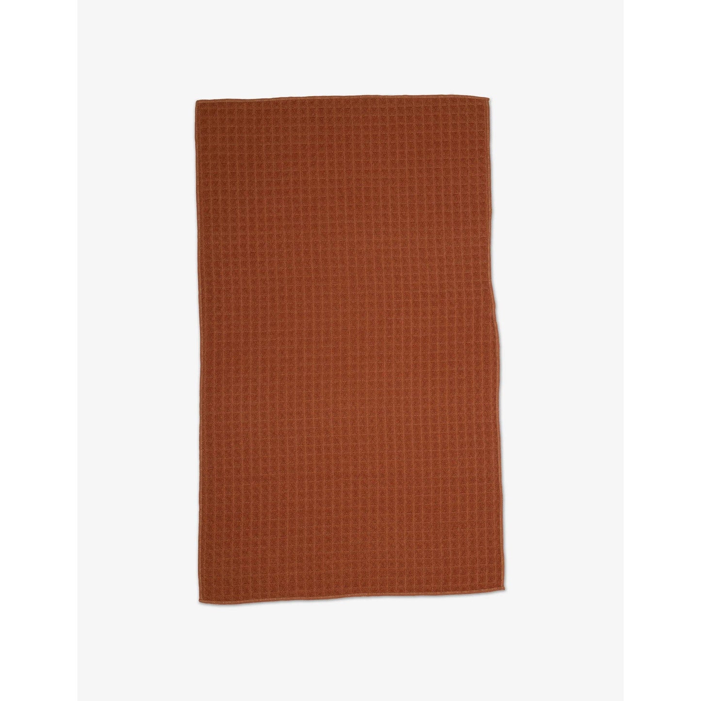 Clay Geometry Waffle Hand Towel