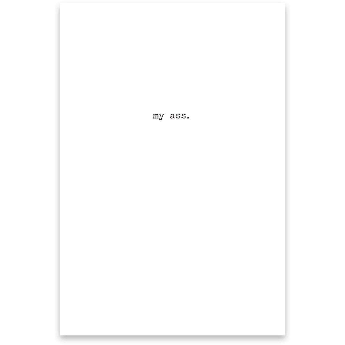 Golden Greeting Card