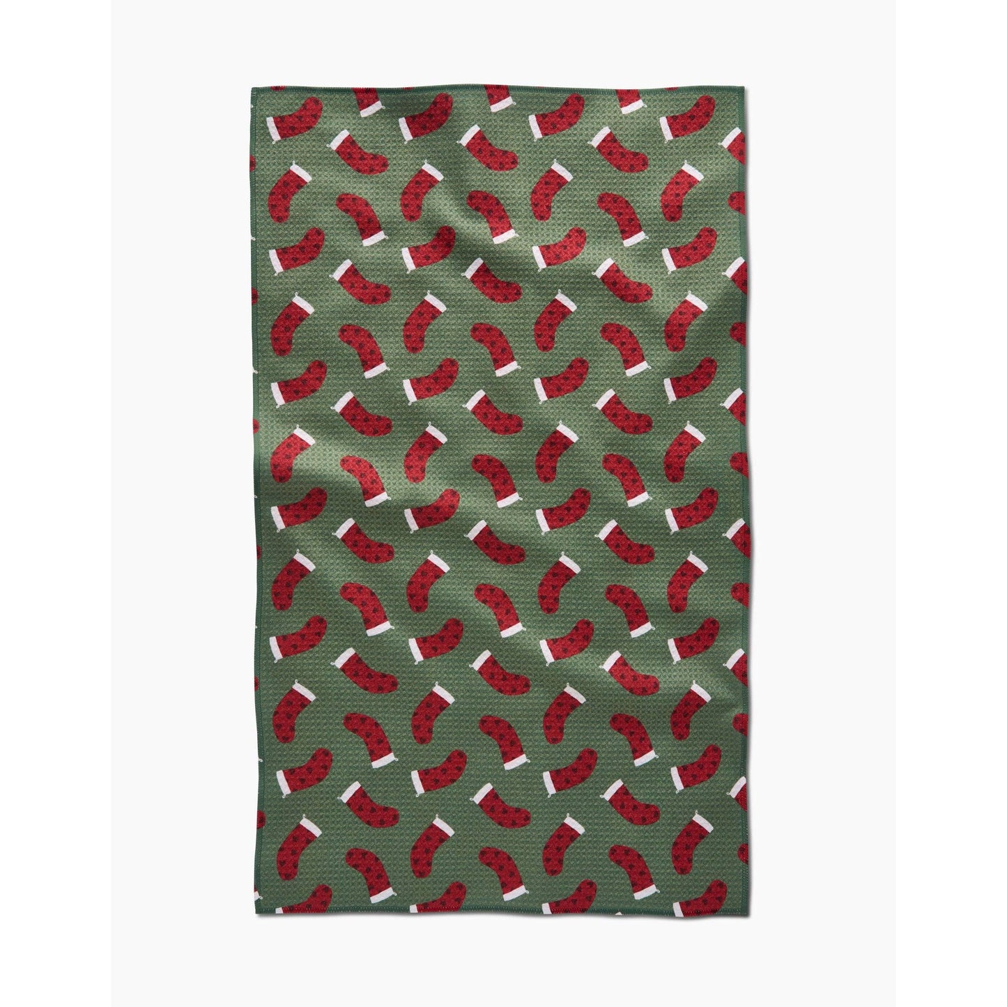 Heart Stockings Geometry Tea Towel