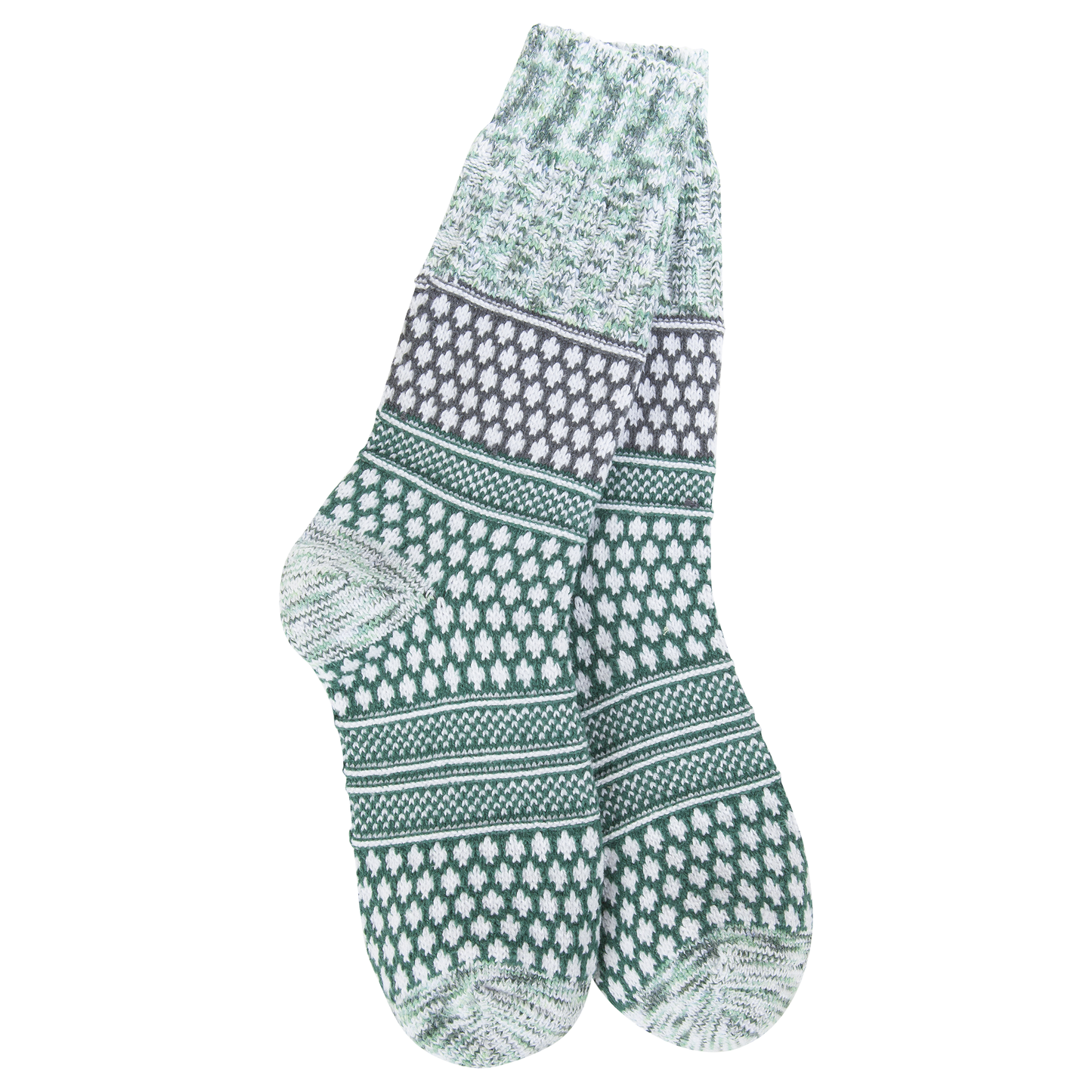 Gallery Textured Crew Socks in Spruce