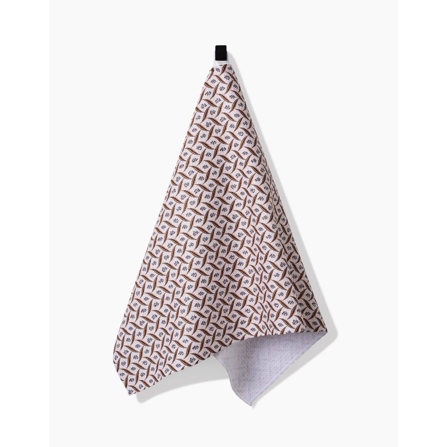 Plated Fall Berry Natural Geometry Tea Towel