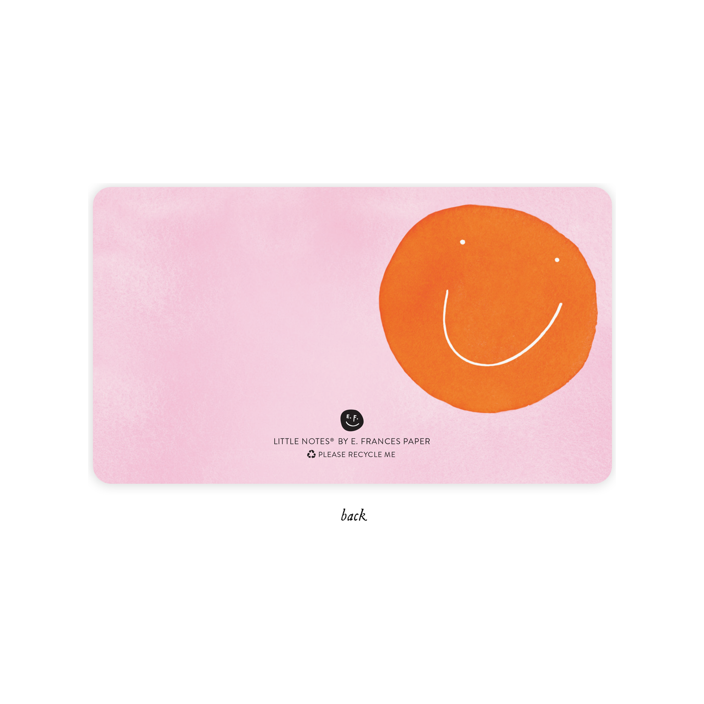 Orange Smiley Little Notes®