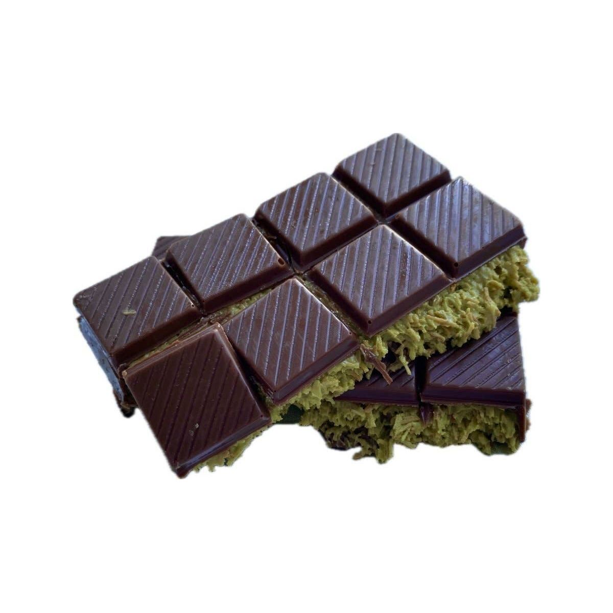 Pistachio Praline Dubai Chocolate Bar – Crispy & Nutty Delight 71gr